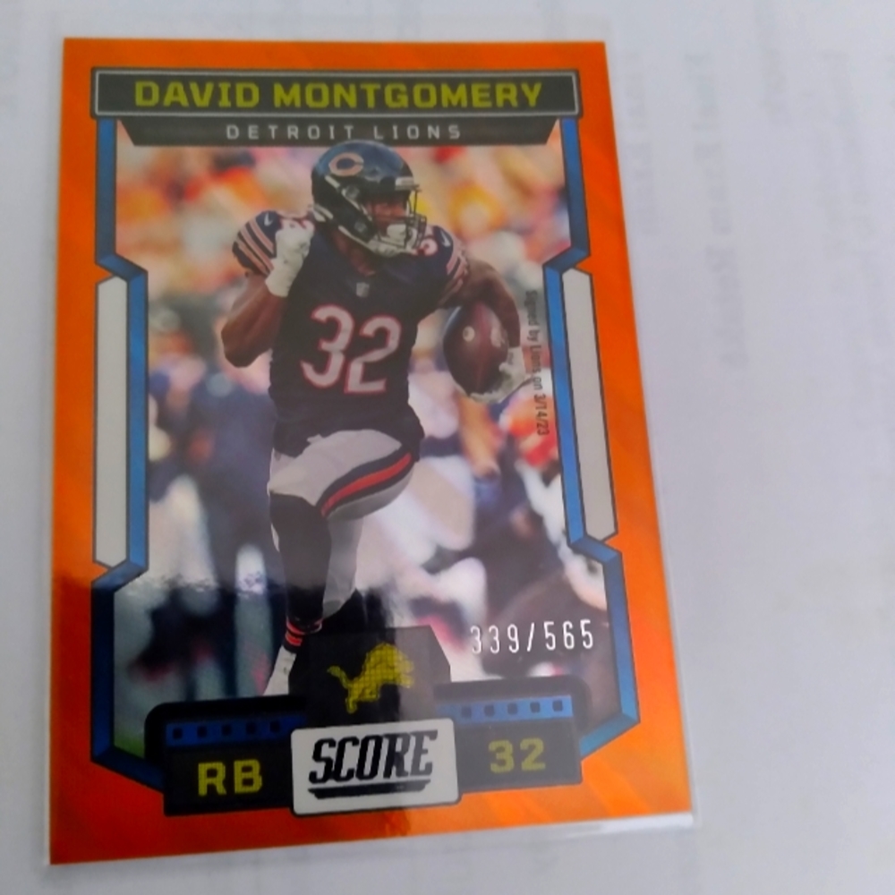 David Montgomery orange foil/565